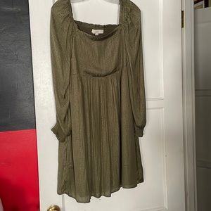 Loft Medium Dress Green